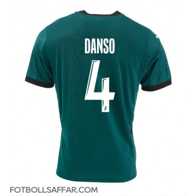 RC Lens Kevin Danso #4 Bortatröja 2024-25 Kortärmad RC Lens Kevin Danso #4 Bortatröja 2024-25 Kortärmad